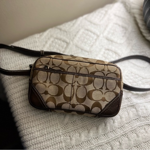 Coach Brown Signature Fanny pack Y2K